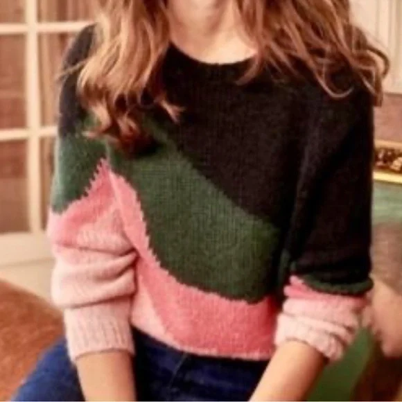 SEZANE multi color sweater size small - Picture 2 of 8